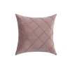 Modern simple pure Dutch velvet hand woven knotting pillow case three-dimensional diamond American sofa pillow cushion
