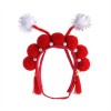 Pet Chinese style hat Teddy dress up Beijing Opera tassel headdress cat head cover pet products
