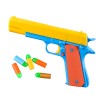 Vibrato children's toy gun soft bullet Colt semi-automatic lower feeding simulation pistol model