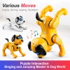 Intelligent remote control robot dog early education children's toy parent-child interaction programmable inverted demonstration simulation dog