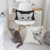 Cat pillow cover living room sofa pillow back cushion office waist cushion back pillow bedside bay window large back