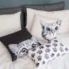 Cat pillow cover living room sofa pillow back cushion office waist cushion back pillow bedside bay window large back