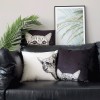 Cat pillow cover living room sofa pillow back cushion office waist cushion back pillow bedside bay window large back
