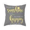 Home pillow case Daisy pillow case living room sofa decorative pillow case