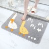 Cartoon cute cat bathroom toilet water absorbent non slip floor mat simple household bedroom door mat