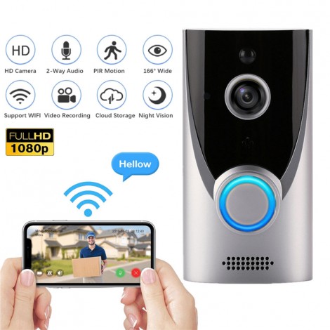 Intercom doorbell Hd 1080p low power remote monitoring security ubox Night Vision Wireless WiFi visual doorbell