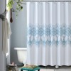 Bathroom curtain waterproof thickened polyester shower curtain European digital shower curtain bathroom partition curtain customization