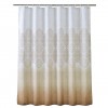 Bathroom curtain waterproof thickened polyester shower curtain European digital shower curtain bathroom partition curtain customization