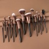 The magic boat 15 giant makeup brush sets, beauty tools 15 Eye Brush long handle wood handle foundation brush.