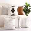 Linen geometric line pillow cover sofa cushion cover Office Square bedside sofa backrest cushion