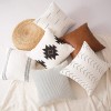 Linen geometric line pillow cover sofa cushion cover Office Square bedside sofa backrest cushion