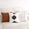 Linen geometric line pillow cover sofa cushion cover Office Square bedside sofa backrest cushion