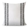 Linen geometric line pillow cover sofa cushion cover Office Square bedside sofa backrest cushion