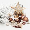58 pieces / set painted Christmas Ball Set Gift Bag Christmas Tree Pendant Christmas decorations