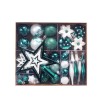 58 pieces / set painted Christmas Ball Set Gift Bag Christmas Tree Pendant Christmas decorations