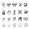 Hot cartoon pink set diy handmade jewelry children's bracelet women exquisite gift box gift bracelet