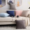Doudou pillow linen sofa pillow Doudou velvet backrest pillow sleeping pillow