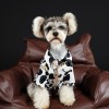 Pet clothes summer thin vacation cow shirt Teddy Schnauzer FAW firewood dog cat than bear dog clothes