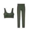 European and American Sexy Sports vest fitness suit women's suit long sleeved trousers seamless Yoga SUIT XL 