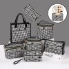 Qianniaoge large capacity cosmetic bag portable travel hand carrying printed cosmetic box waterproof fashion washing bag