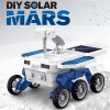 Scientific experiment STEM children DIY assembled solar planet rover electric self-assembled model toy