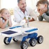 Scientific experiment STEM children DIY assembled solar planet rover electric self-assembled model toy
