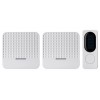 One driven two doorbell remote wireless solar doorbell intelligent music doorbell elderly pager