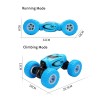 Light twisting car with light climbing car wireless charging remote control double-sided car boy toy