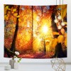 Forest series hanging cloth four seasons scenery background decoration Nordic style bedroom living room wall tapestry customization