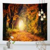 Forest series hanging cloth four seasons scenery background decoration Nordic style bedroom living room wall tapestry customization