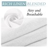 Linen window screen outdoor waterproof outdoor pavilion terrace curtain finished curtain outdoor hanging curtain