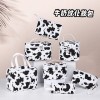 Ins tide cow pattern waterproof handbag cosmetic bag net red portable washing bag creative waterproof travel storage bag