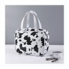 Ins tide cow pattern waterproof handbag cosmetic bag net red portable washing bag creative waterproof travel storage bag