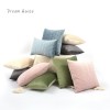 Modern simple light luxury geometric quilted pillow cover model room sofa pillow bedroom bedside cushion waist pillow