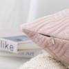 Modern simple light luxury geometric quilted pillow cover model room sofa pillow bedroom bedside cushion waist pillow