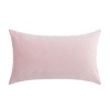 Modern simple light luxury geometric quilted pillow cover model room sofa pillow bedroom bedside cushion waist pillow