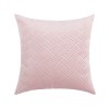 Modern simple light luxury geometric quilted pillow cover model room sofa pillow bedroom bedside cushion waist pillow