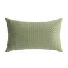 Modern simple light luxury geometric quilted pillow cover model room sofa pillow bedroom bedside cushion waist pillow