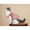 Spring and summer thin Korean ins pet dog cat clothes summer anti falling wool cloth even blue and White Sleeveless suspender skirt