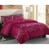 European and American bedding Molan quilt cover pillow case three piece set