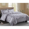 European and American bedding Molan quilt cover pillow case three piece set