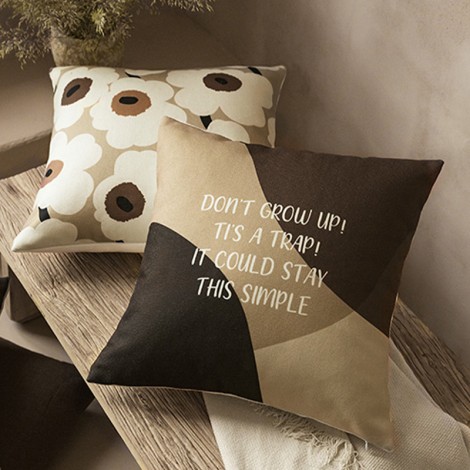 Printed home living room sofa pillow cover ins simple pillow cover Nordic waist pillow cushion cover
