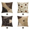 Printed home living room sofa pillow cover ins simple pillow cover Nordic waist pillow cushion cover