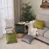 Pillow cover living room sofa velvet cushion light luxury model room sofa pillow back Plush sofa pillow cover