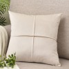 Pillow cover living room sofa velvet cushion light luxury model room sofa pillow back Plush sofa pillow cover