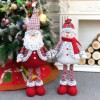 Christmas decorations Santa Claus Doll Christmas elk window Hotel Welcome scene layout
