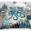 European and American turtle digital printing quilt cover, home textile three piece set, bedding three piece set