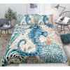 European and American turtle digital printing quilt cover, home textile three piece set, bedding three piece set