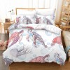 European and American turtle digital printing quilt cover, home textile three piece set, bedding three piece set