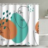 Shower curtain modern simple abstract art facial shower curtain bathroom curtain Polyester Waterproof Shower Curtain